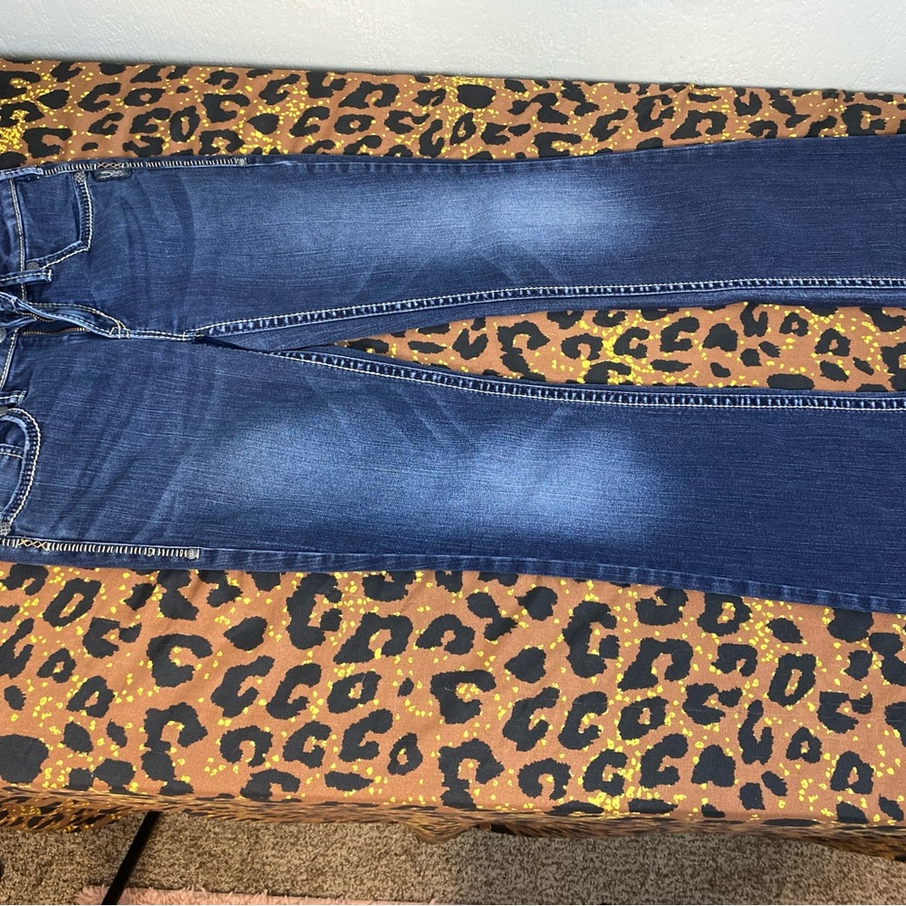 Silver Jeans Dark Blue bell bottom jeans